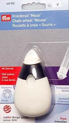 PRYM KREIDERAD MAUS ERGONOMIC MIT ZAHNRAD WEISS