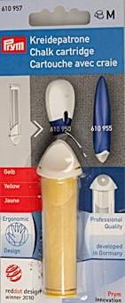 PRYM KREIDEPATRONE ERGONOMIC GELB FÜR KREIDERÄDCHEN