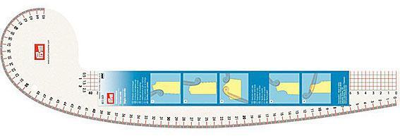 PRYM KURVENLINEAL ARMLOCH UND ARMKUGEL 16 X 52.5CM