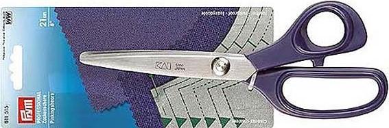 PRYM PROFESSIONAL ZACKENSCHERE MIT SOFTGRIFF 8 21CM BLAU