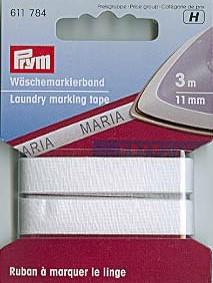 PRYM WÄSCHEMARKIERBAND BAUMWOLLE BÜGELBAR
