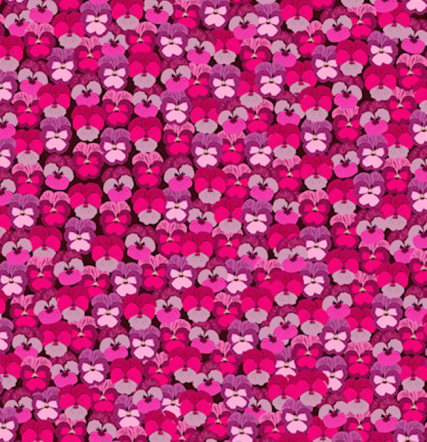 Stoff Jersey, Feilchen rosa