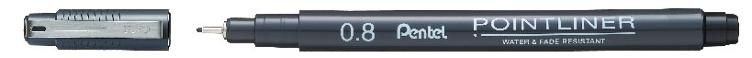 Pentel Pointliner 0.8 Black