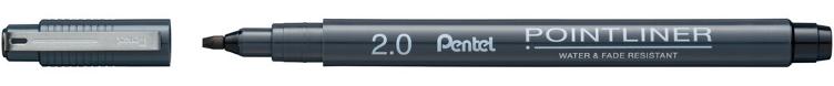 Pentel Pointliner 2.0 Black