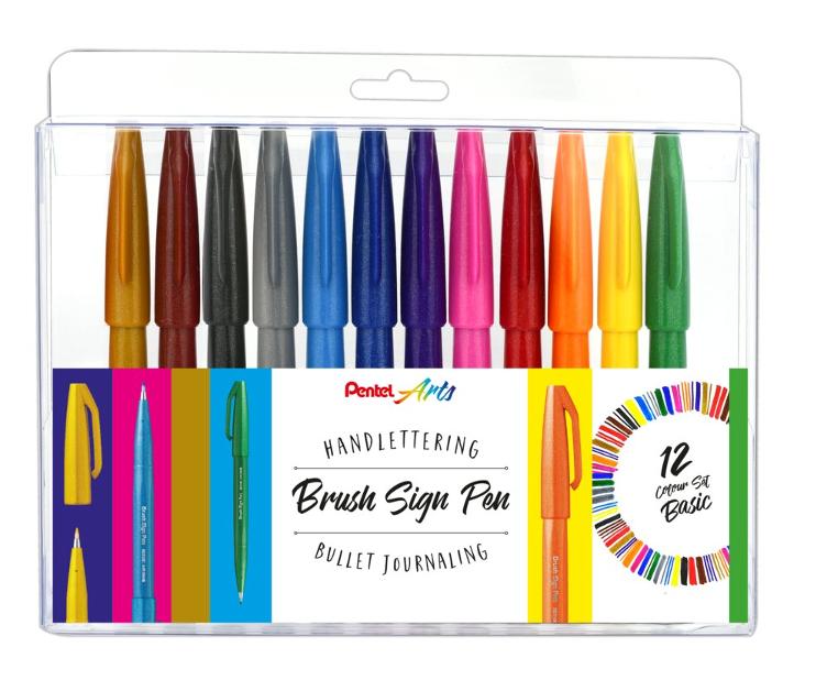 Brush Sign Pen, 12er Set