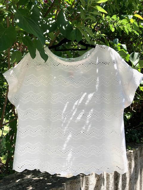 Shirt Musselin, Weiss, Unisize