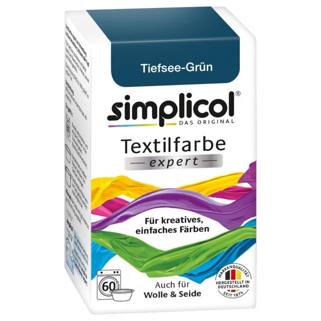 Simplicol Textilfarbe, Tiefsee-Grün, 150g