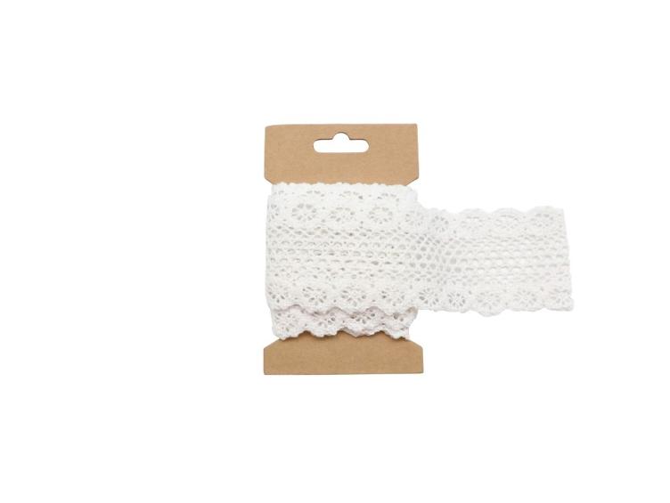 Spitzenband Weiss