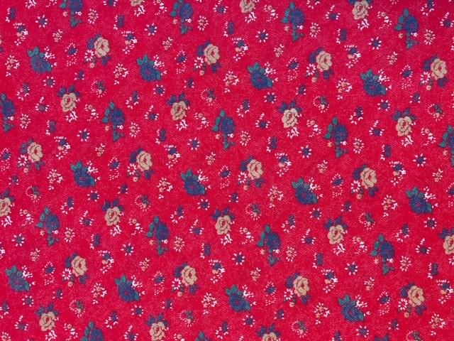 Stoff Baumwolle, Jeansoptik pink geblumt