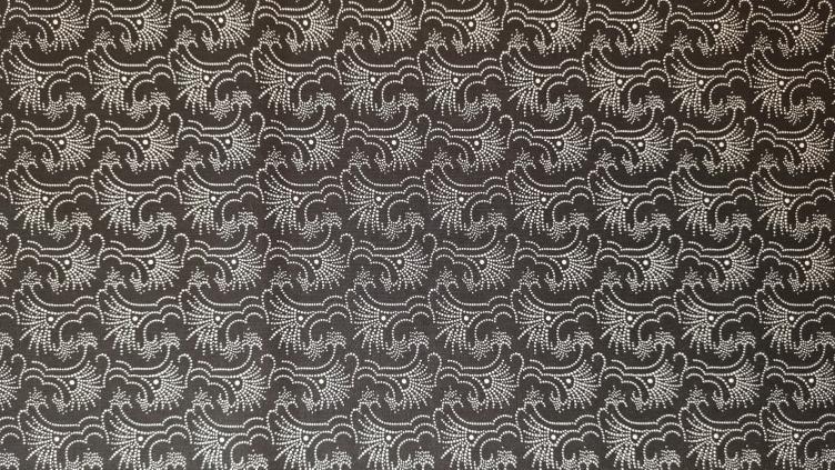 Stoff Baumwolle, Patchwork Muster Schwarz/Weiss