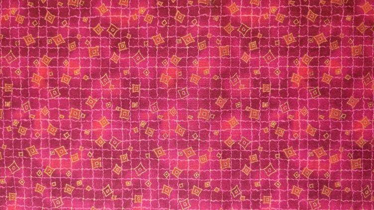 Stoff Baumwolle, Patchwork Pink Squares