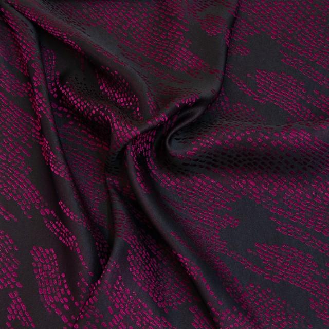 Stoff Futter Jacquard, Sofie Beere - 0