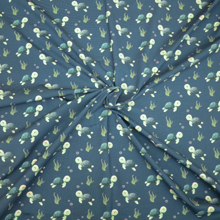 Stoff Jersey Sea Life - 1