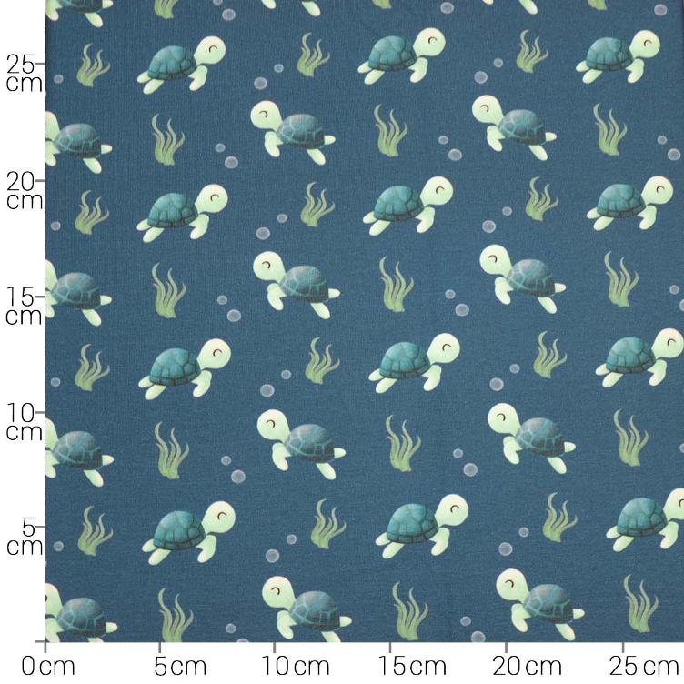 Stoff Jersey Sea Life - 2