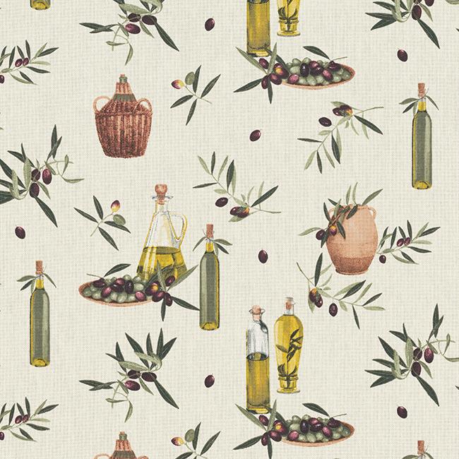 Stoff Linenlook Half Panama, Extra Virgin Olive Oil