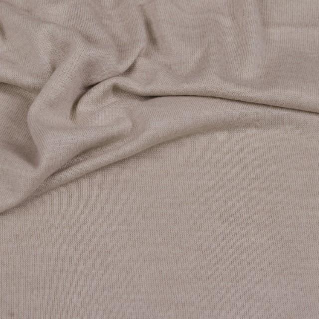 Stoff Strick Merino-Maglia, Sand