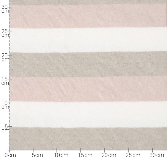 Stoff Strick Pluto, Altrosa/Sand/creme