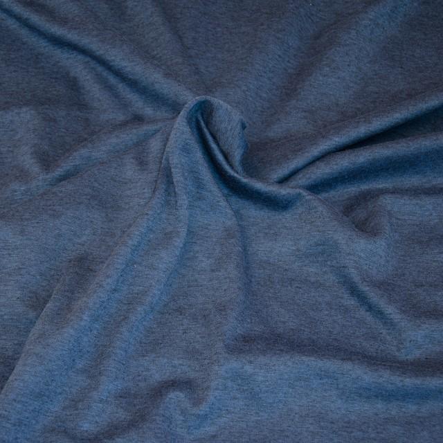 Stoff Sweat Baumwolle, graublau