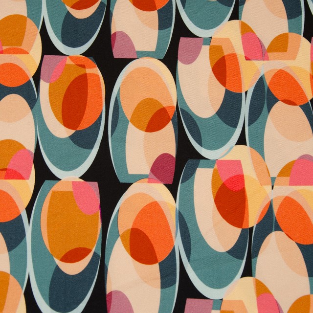 Stoff Viskose, Carolina retro orange - Main Image