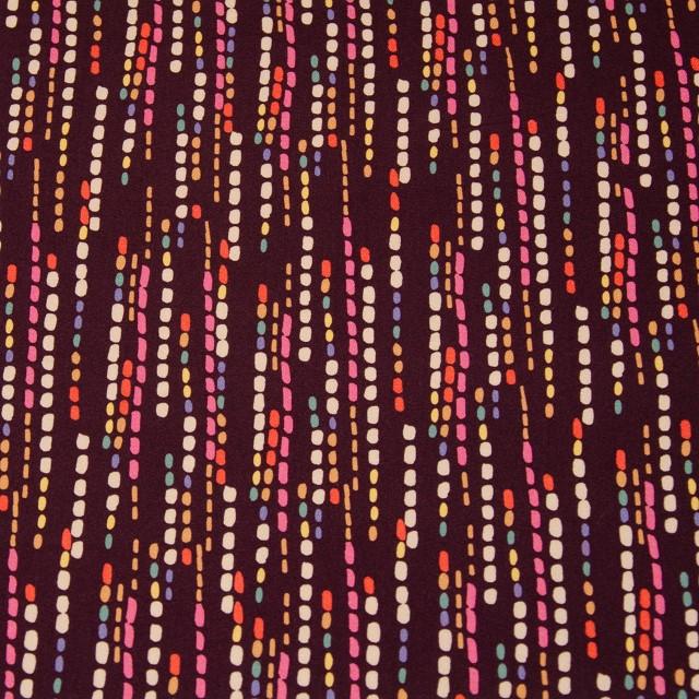 Stoff Viskose, Jansa Aubergine