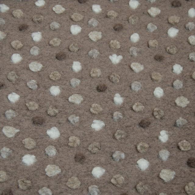Stoff Woll-Walk, Ounta penita beige