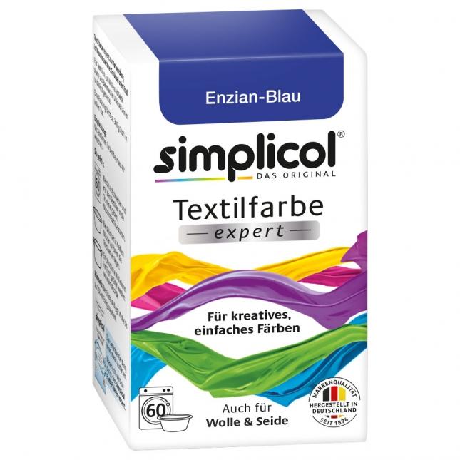 Textilfarbe, Enzian-Blau 150gr.