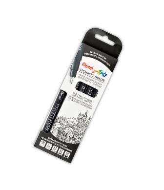 Fineliner Superfine Pigment 5er Set schwarz